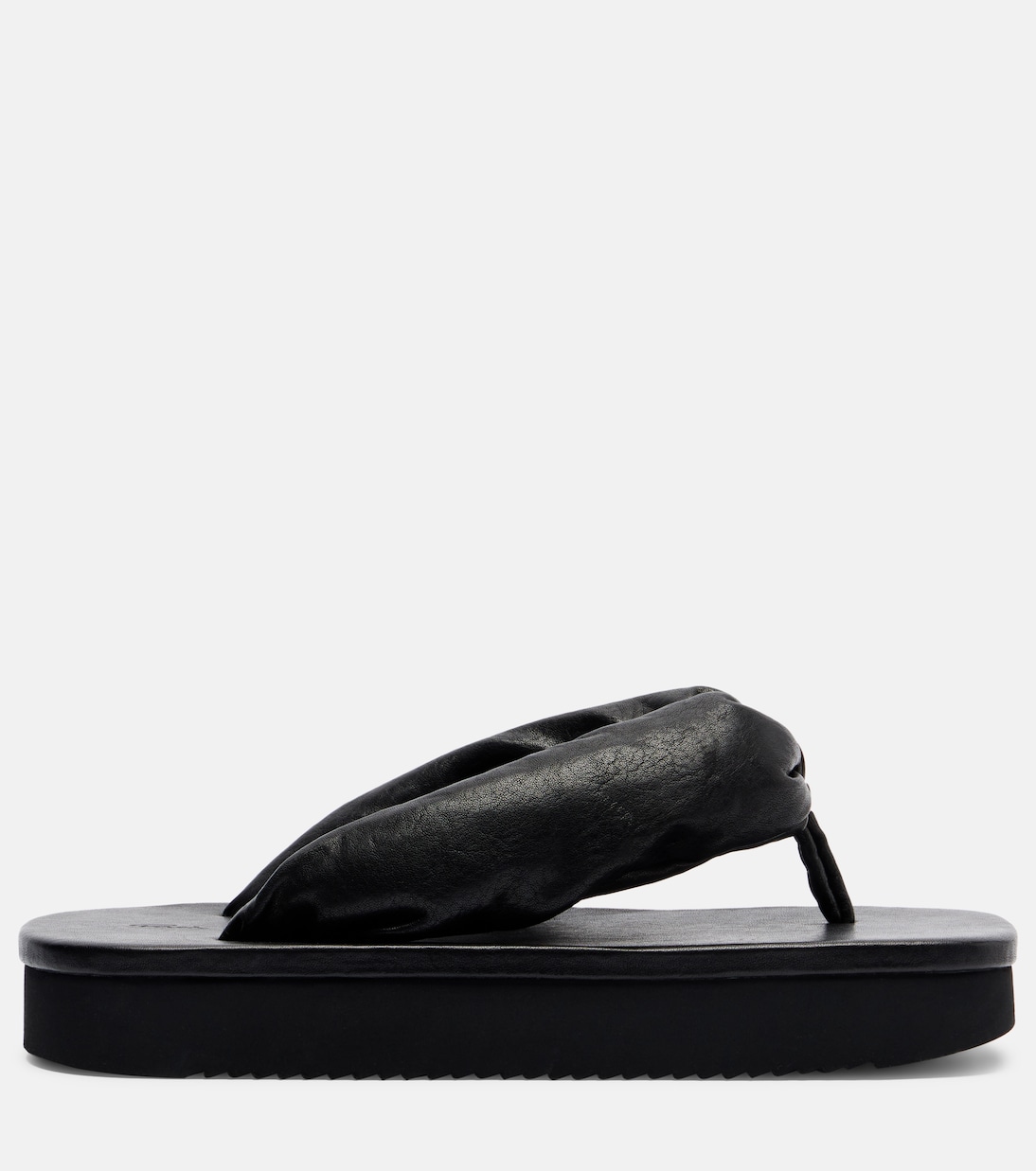 Tongs à plateforme en cuir | Rick Owens