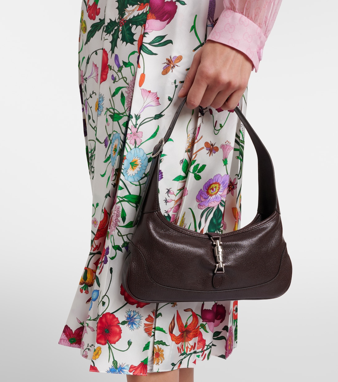 Jackie Slim Small leather shoulder bag | Gucci