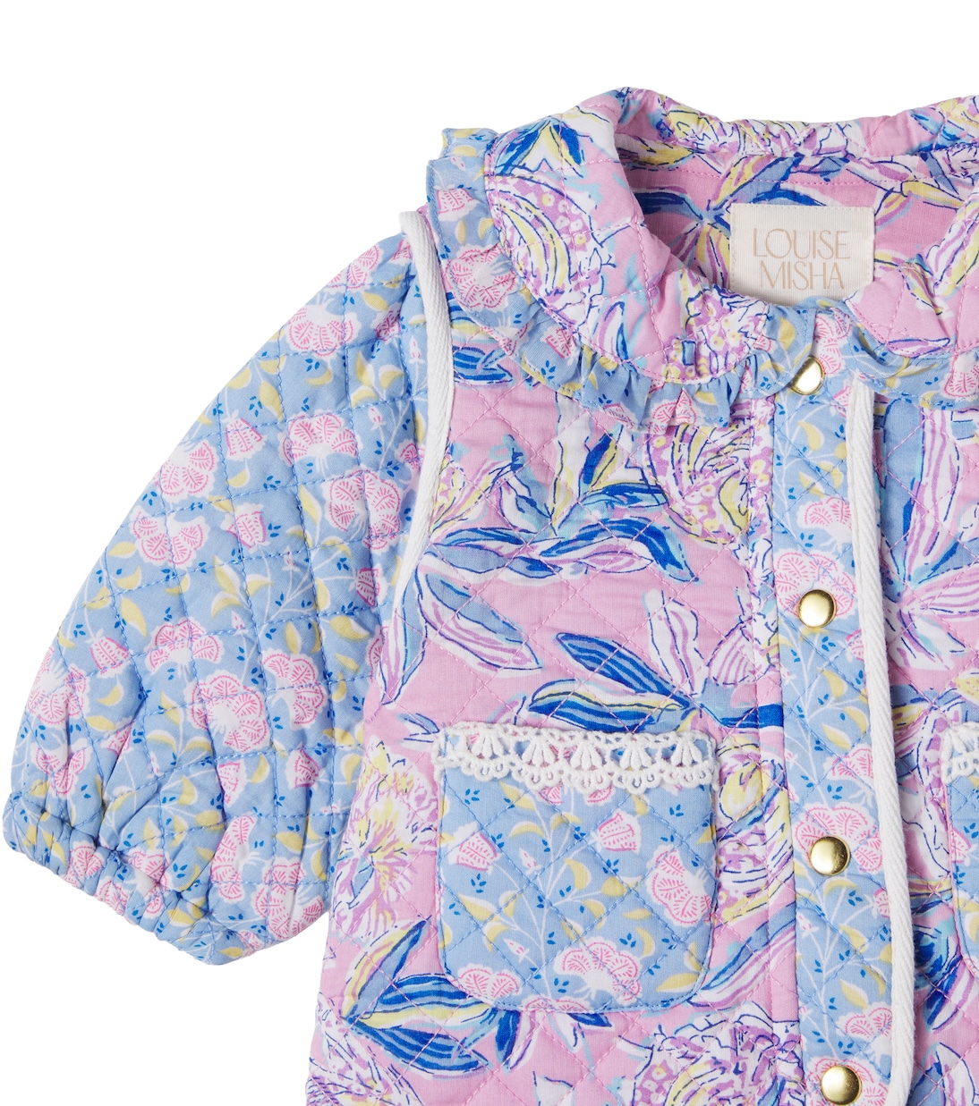 婴幼儿 — Joulia印花绗缝棉质夹克 | Louise Misha