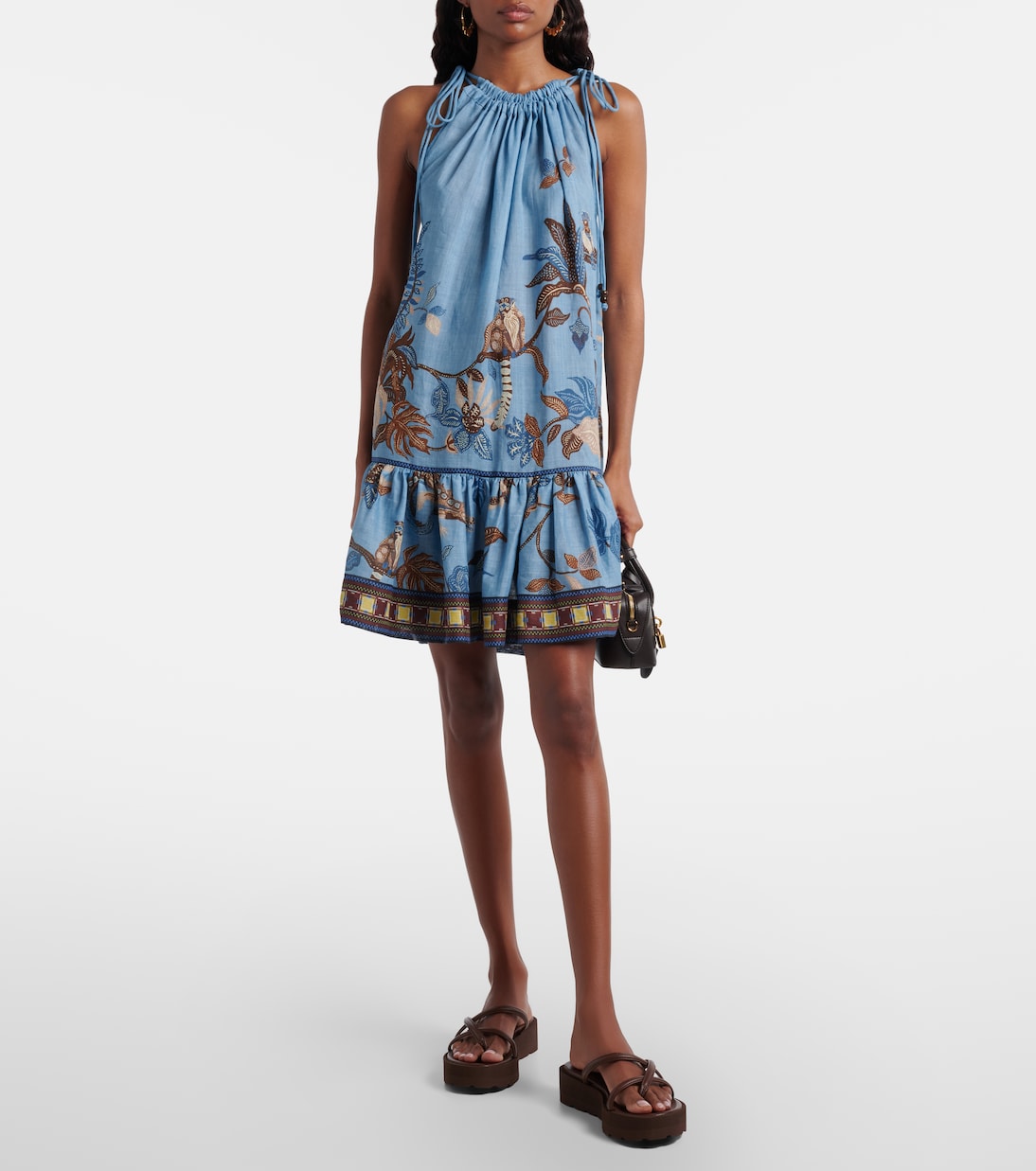 صندل بلاتفورم من الجلد | Gianvito Rossi