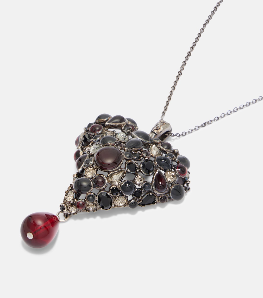 Embellished pendant necklace | Saint Laurent