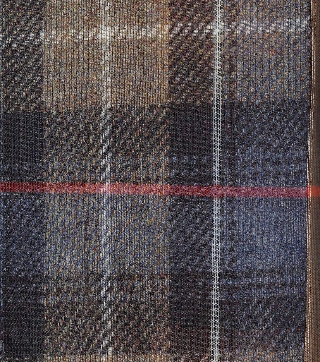 Checked wool midi skirt | Y/Project
