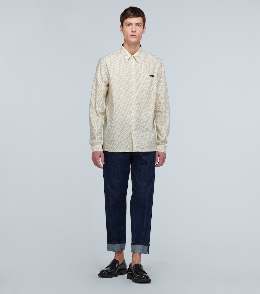 Camicia in popeline di cotone | Prada
