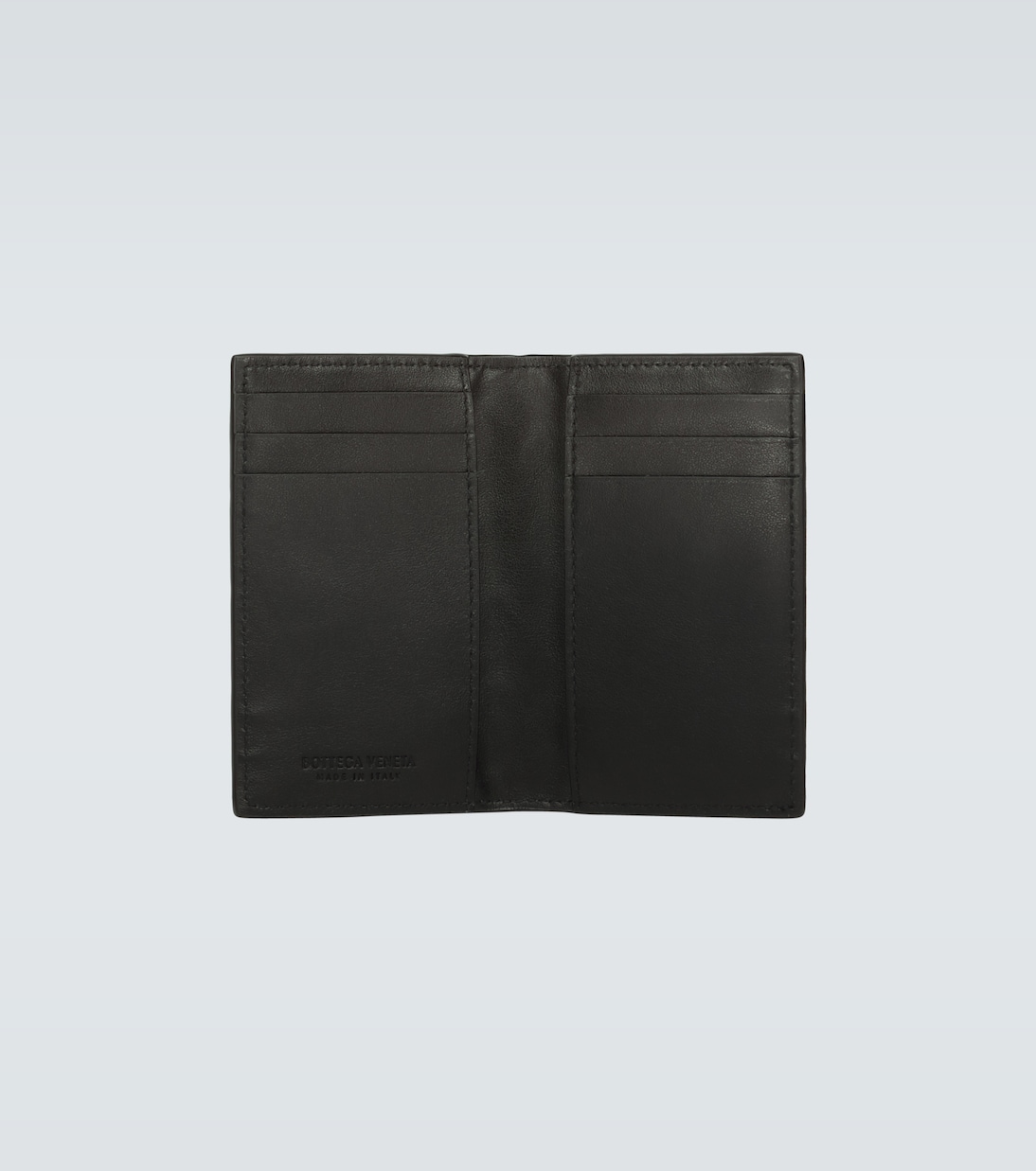 Folded leather cardholder | Bottega Veneta