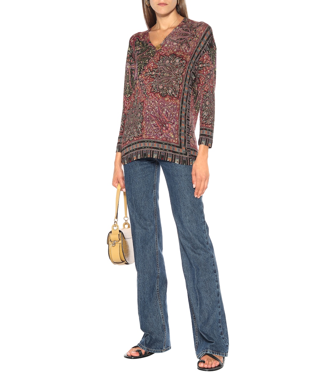 Top de punto fino estampado | Etro