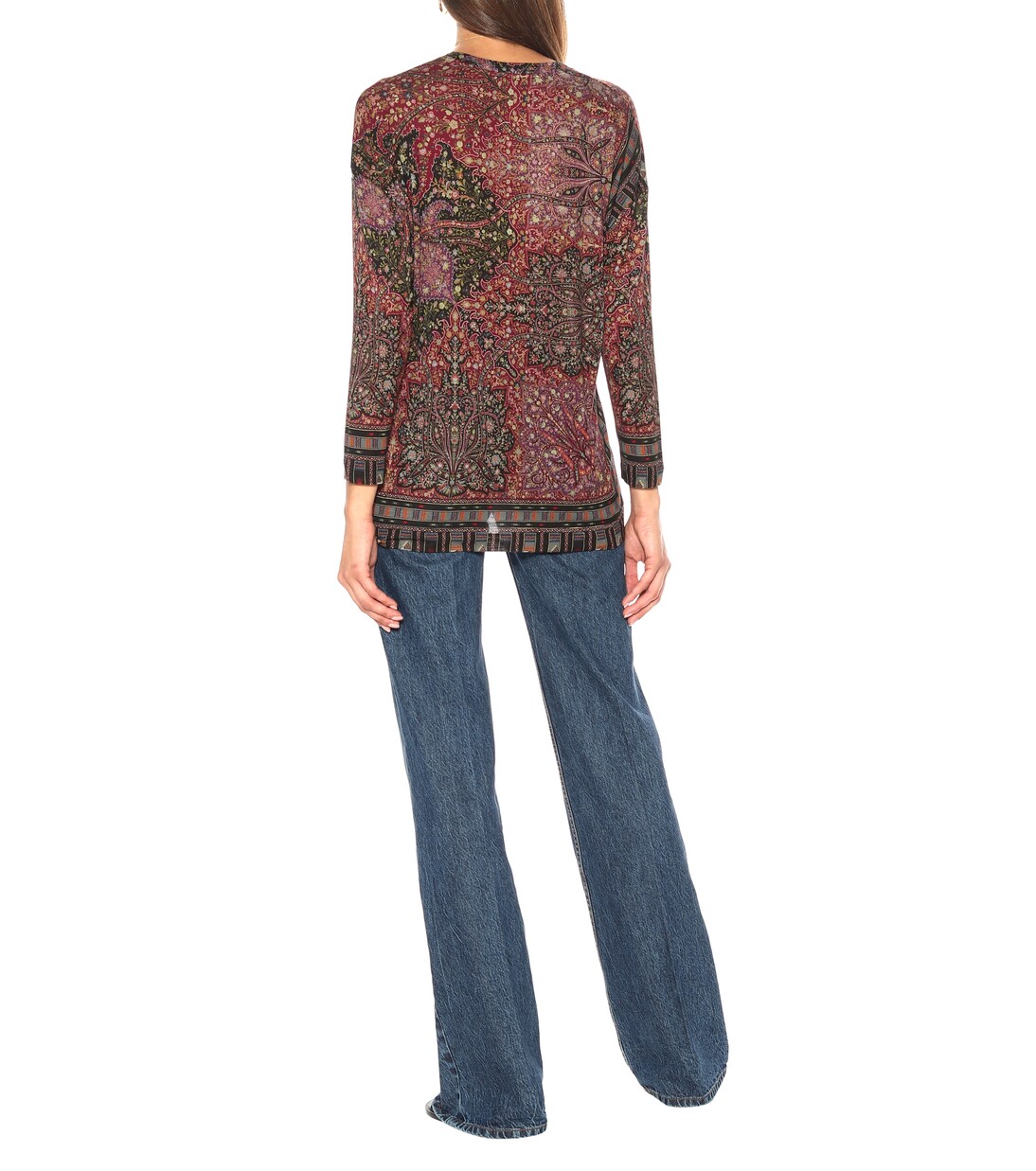 Top de punto fino estampado | Etro