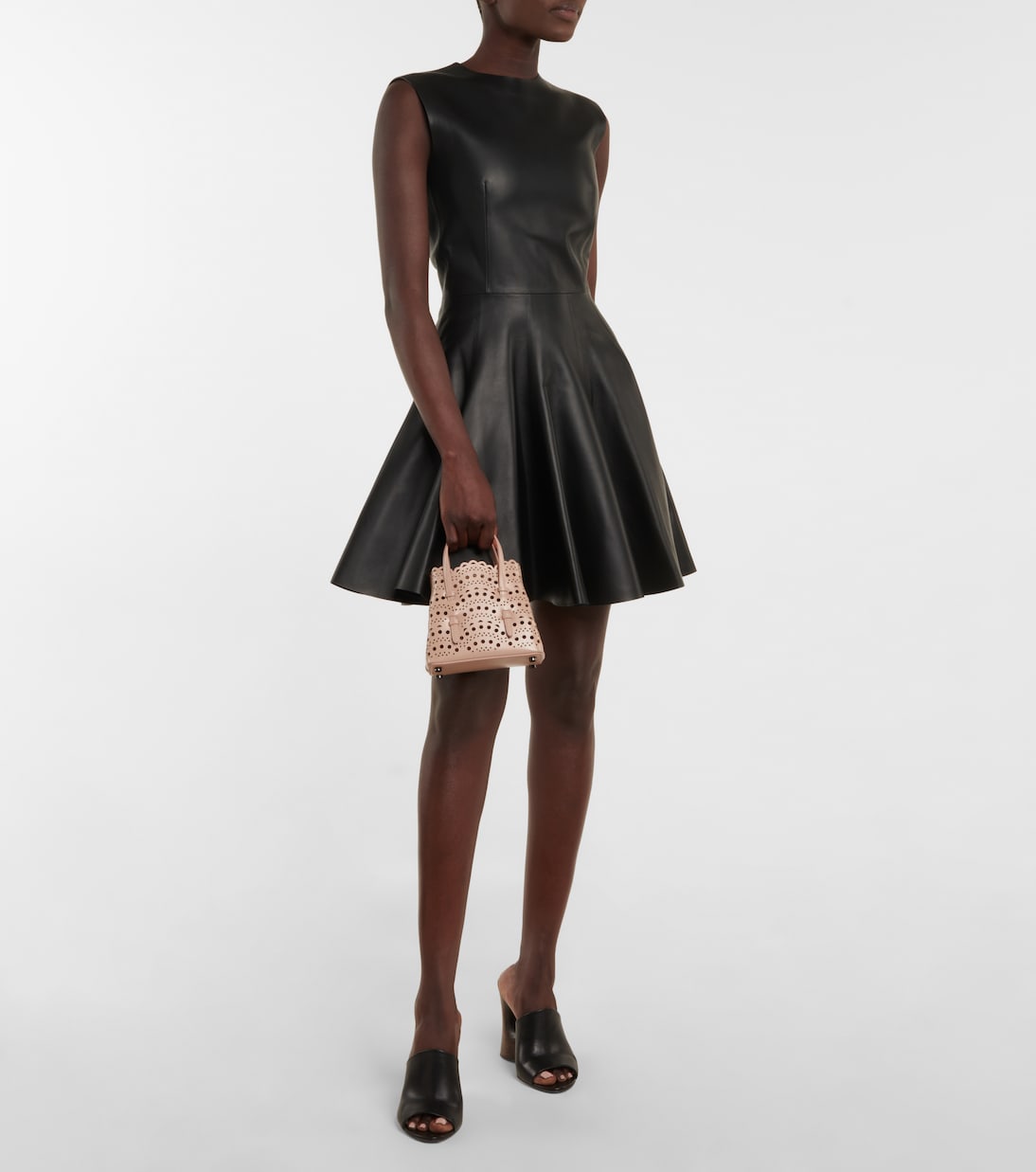 Tote Le Mina 16 Vivienne Wave Micro aus Leder | Alaïa