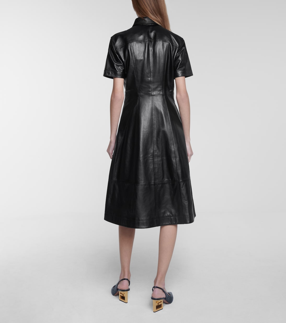 White Label leather midi dress | Proenza Schouler