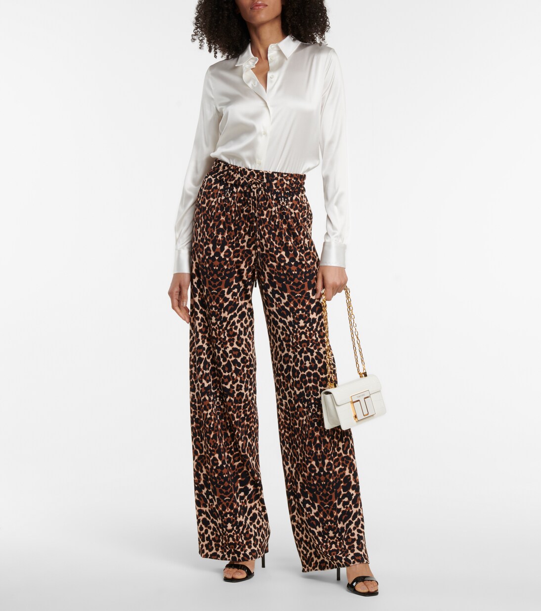 Leopard-print wide-leg pants | Tom Ford