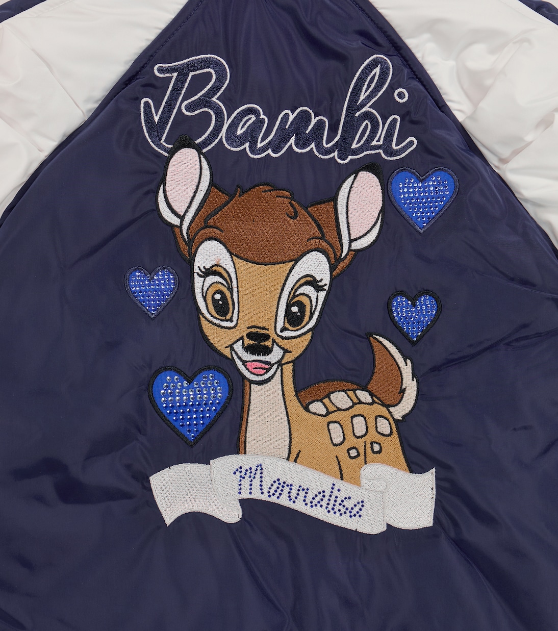 x Disney® embroidered bomber jacket | Monnalisa