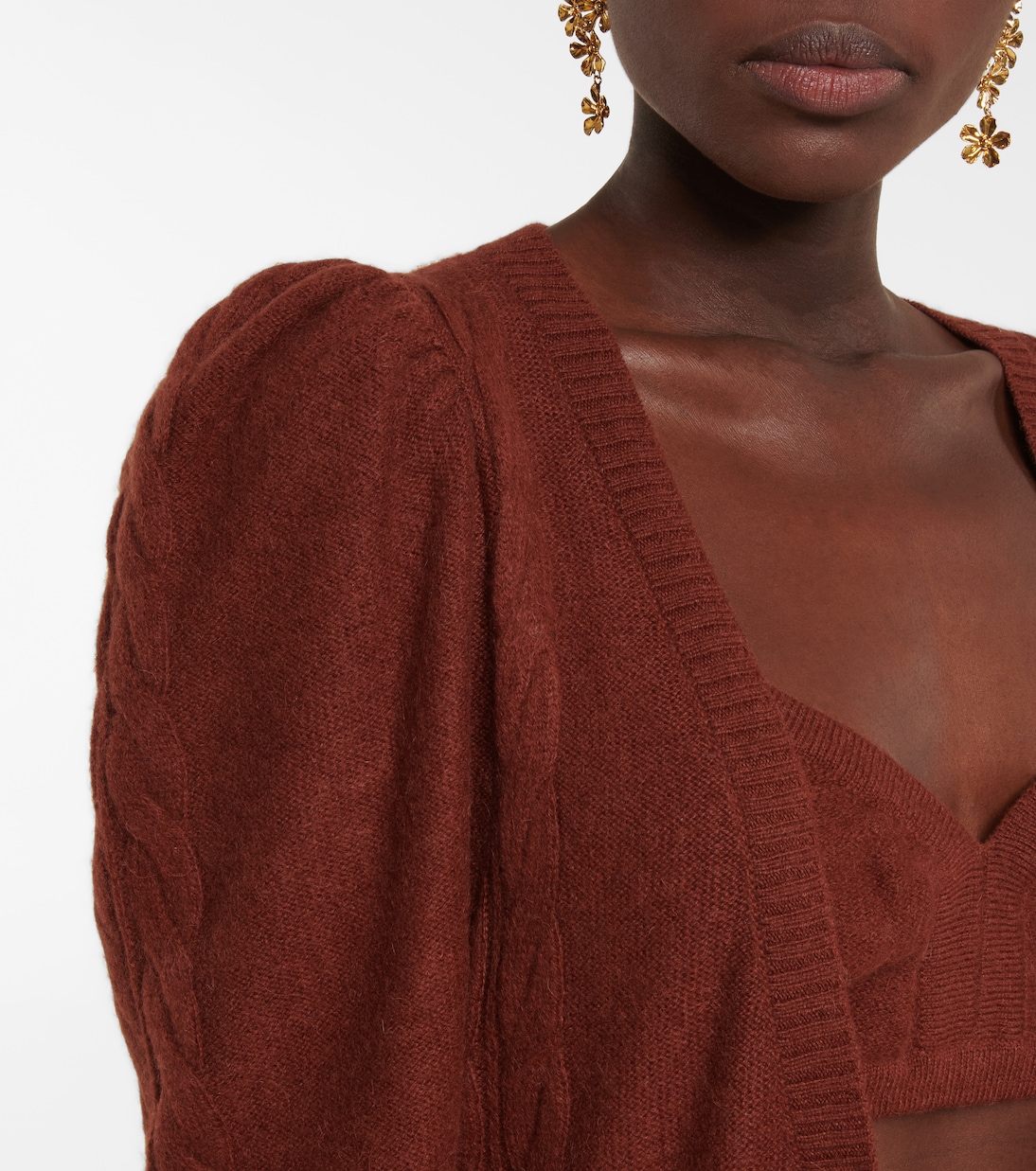 Speculation cardigan and bralette set | Johanna Ortiz