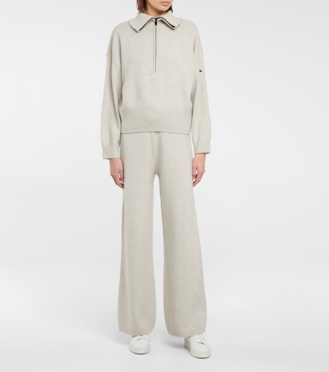 Kyra wool-blend wide-leg sweatpants | Goldbergh