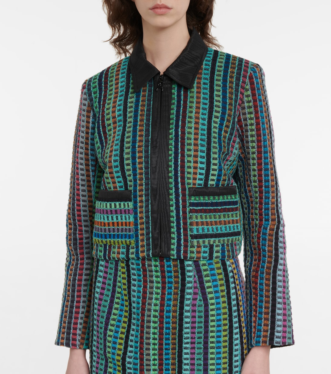 Giacca cropped in spugna di cotone | Marine Serre