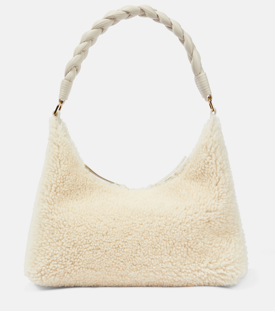 Borsa a spalla Braid in shearling | Altuzarra