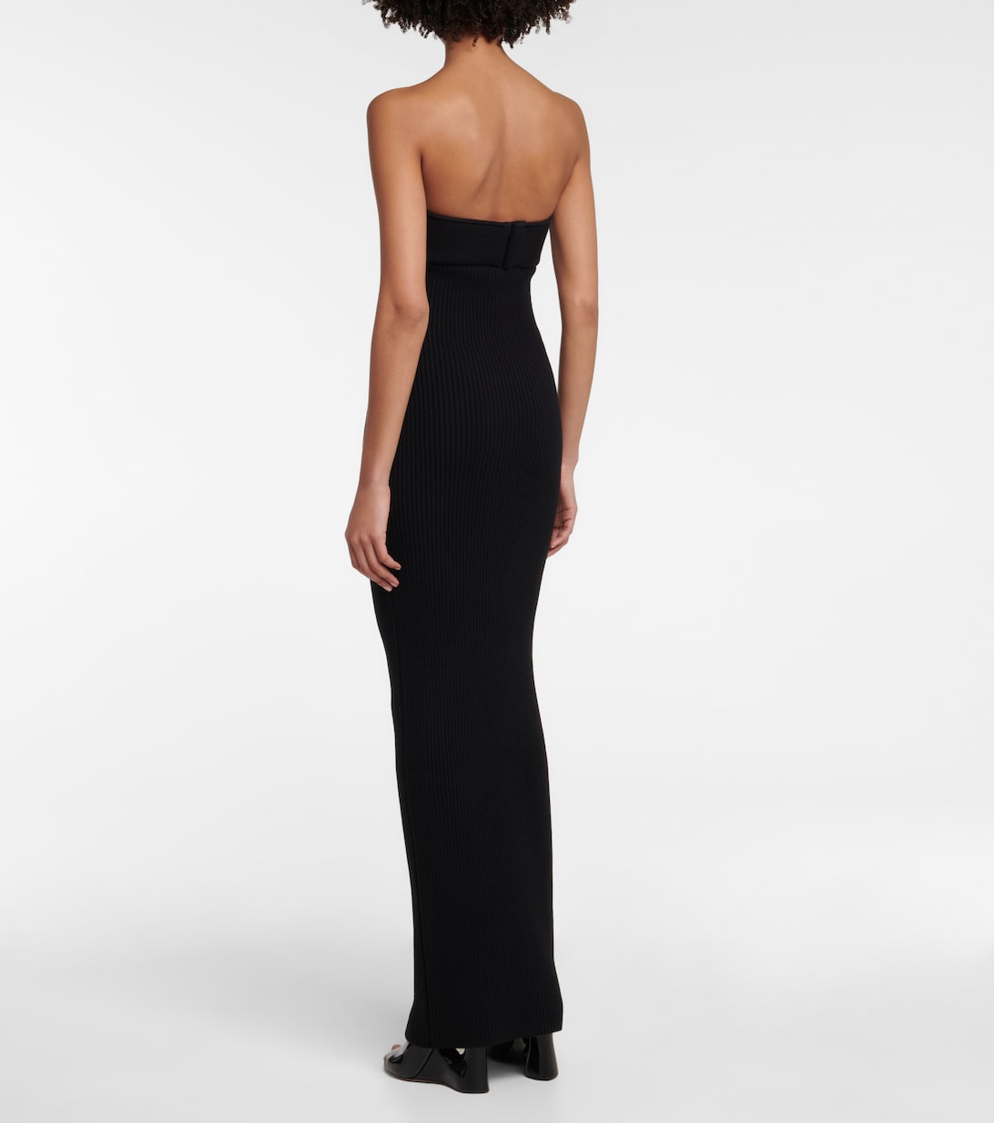 Strapless wool-blend gown | Alaïa