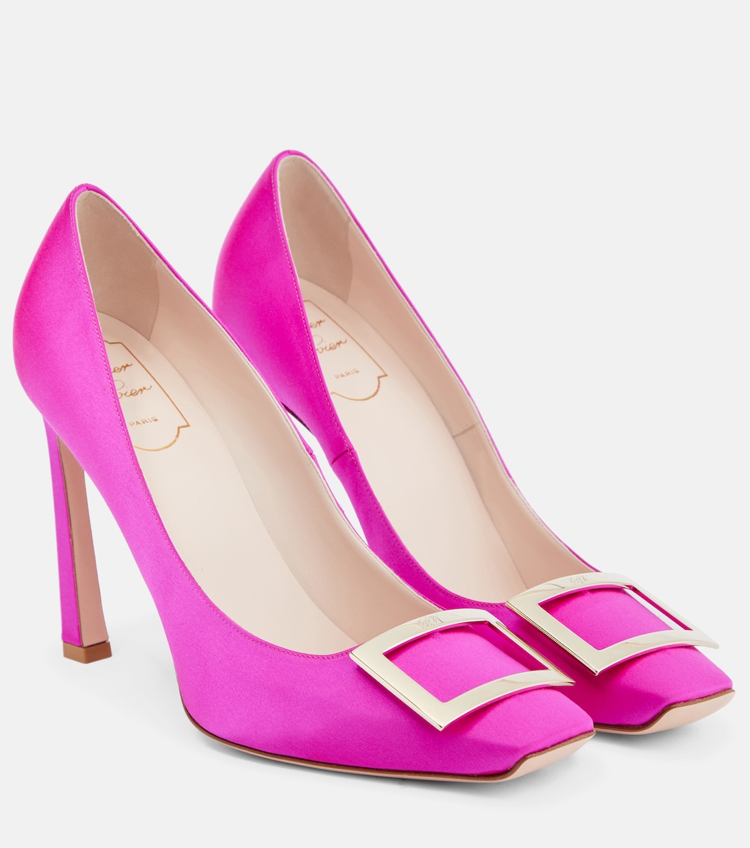 Salones Trompette 100 de satén | Roger Vivier
