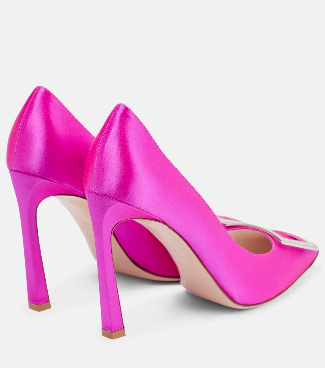 Salones Trompette 100 de satén | Roger Vivier