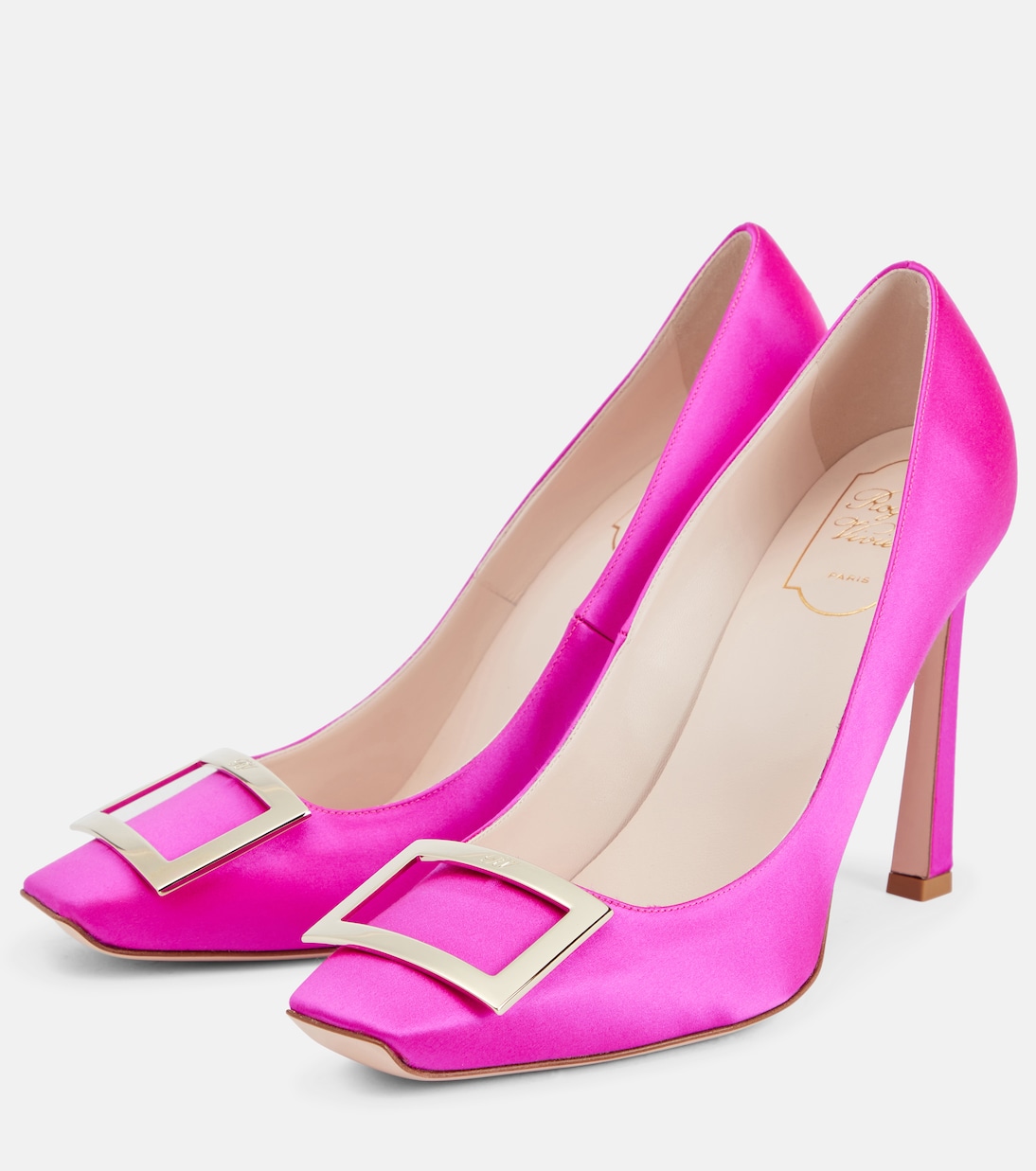 Salones Trompette 100 de satén | Roger Vivier