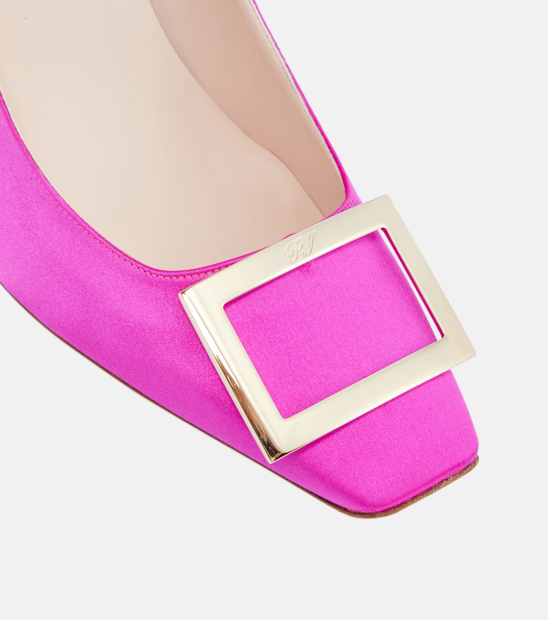 Salones Trompette 100 de satén | Roger Vivier