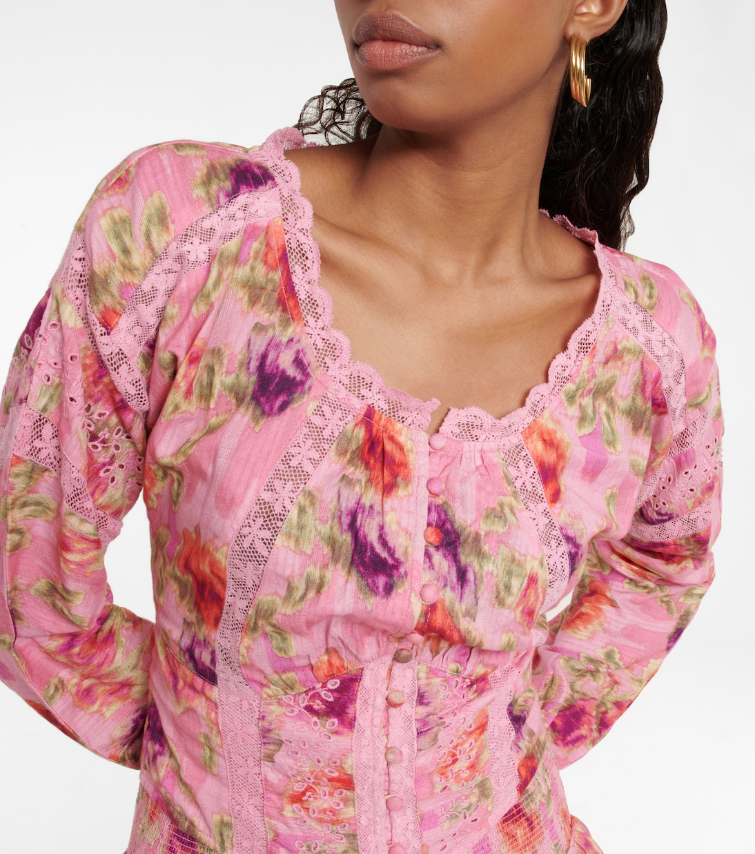 Bustier-Top Nayeem aus Baumwolle | LoveShackFancy