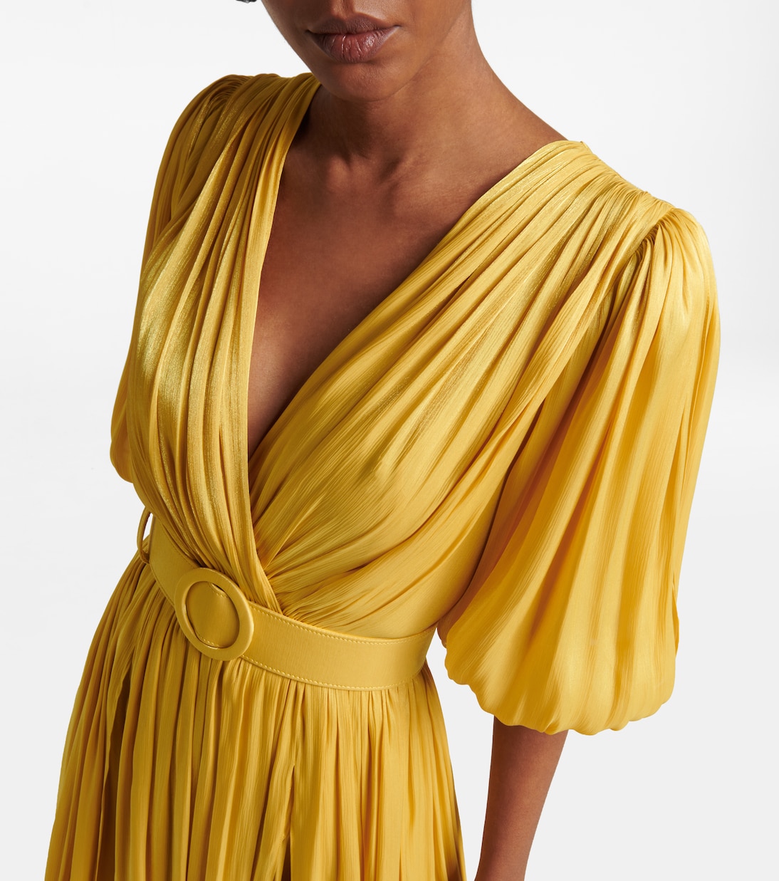 Brennie georgette gown | Costarellos
