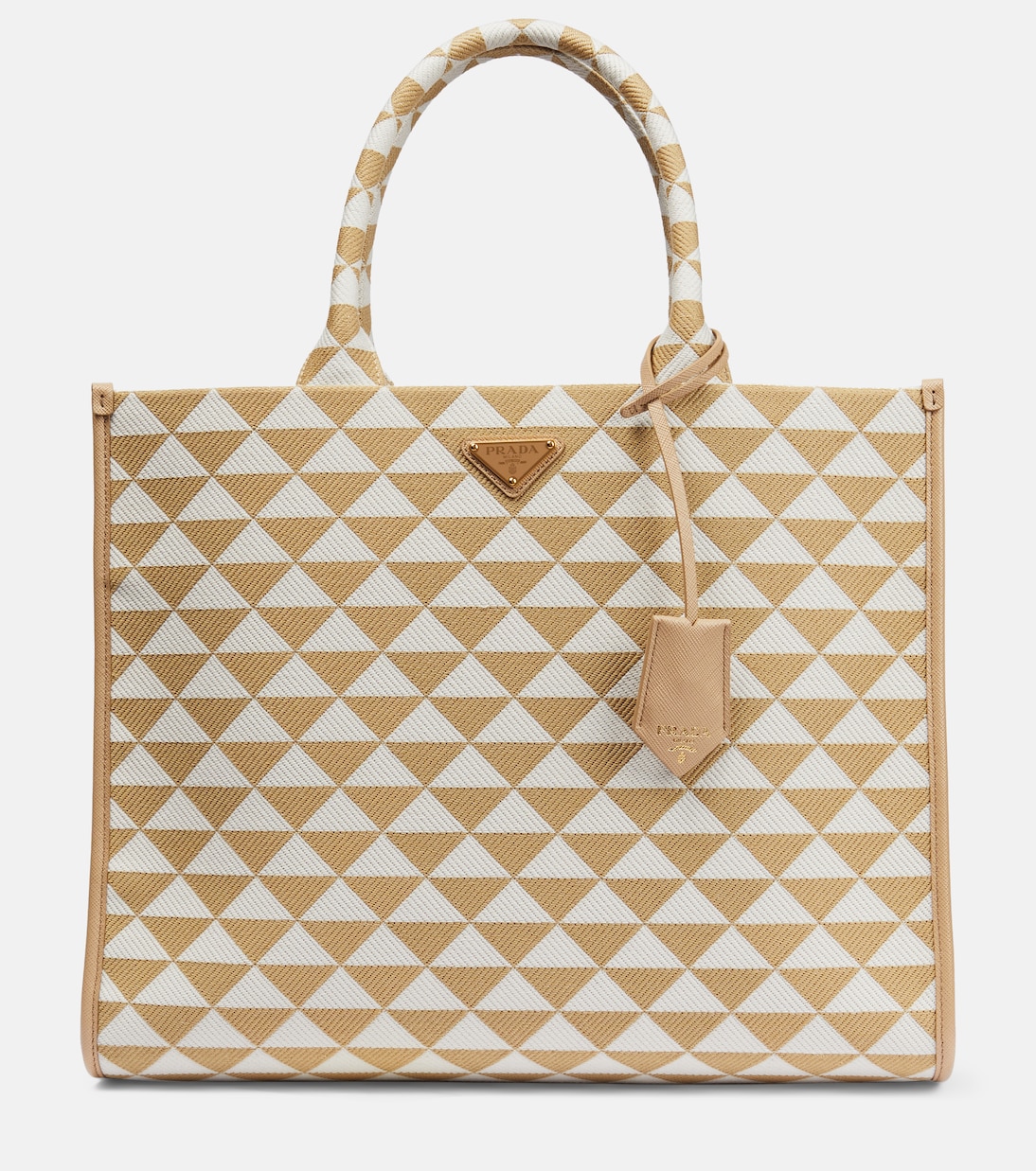 Tote Symbole mit Leder | Prada