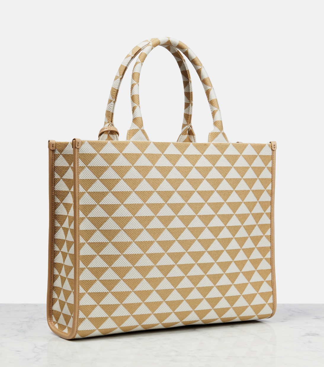 Tote Symbole mit Leder | Prada