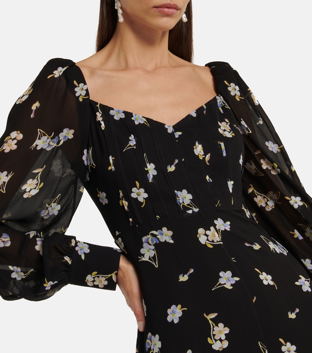 Robe midi Midnight Blossom | Dorothee Schumacher