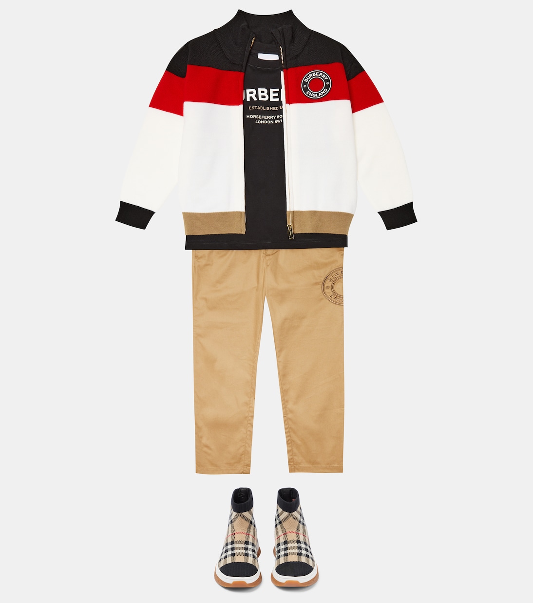 Trainingsjacke aus einem Wollgemisch | Burberry Kids
