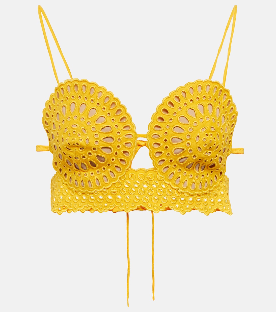 Top raccourci à broderies anglaises | Stella McCartney