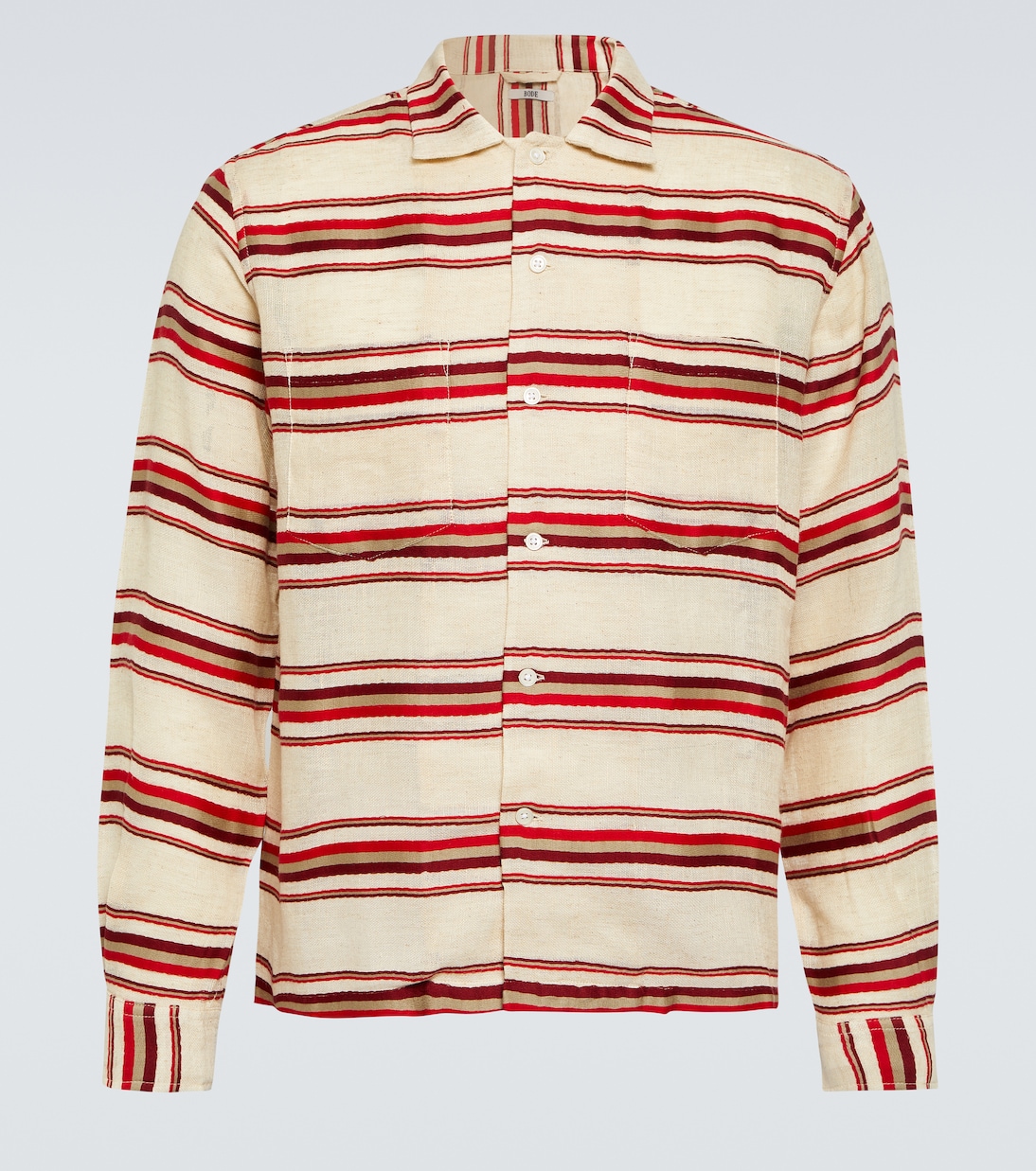 Striped cotton shirt | Bode