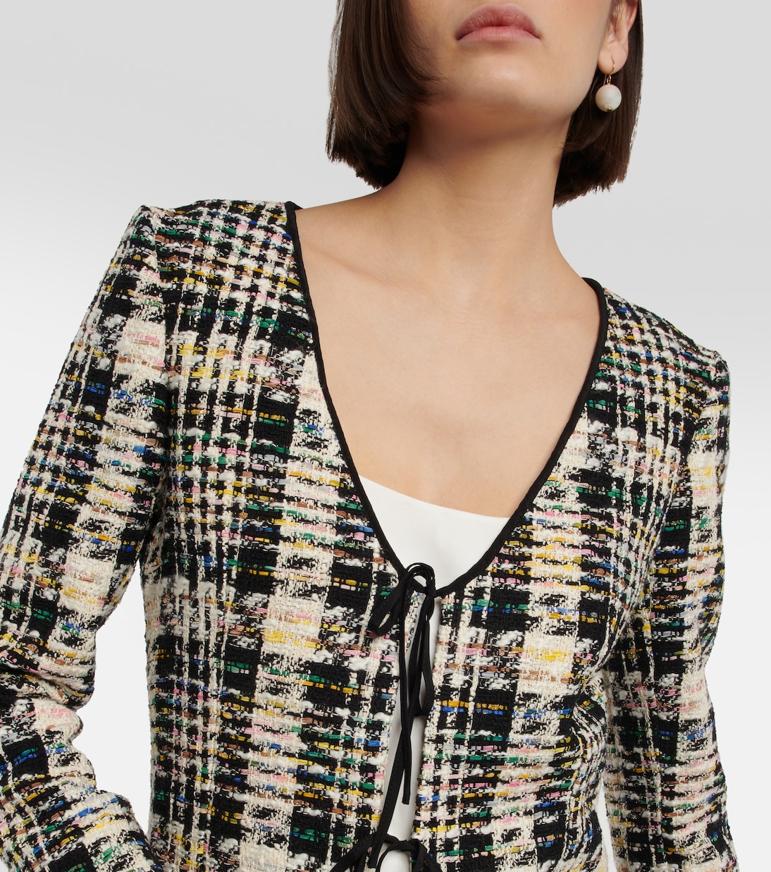 Giacca in maglia di misto cotone | Oscar de la Renta