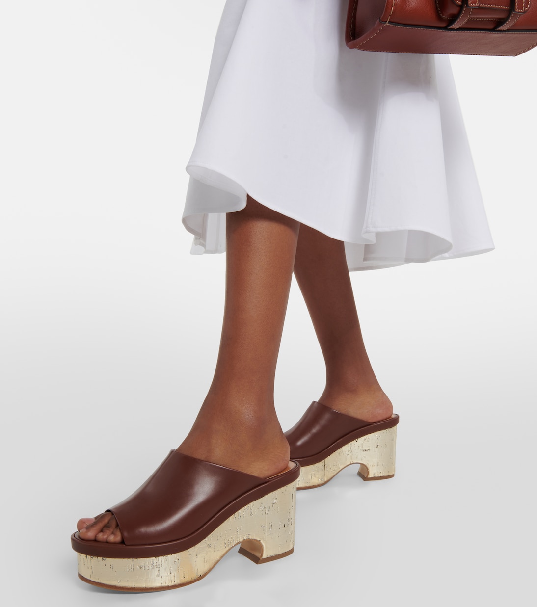 Mules con plateau Oli in pelle | Chloé