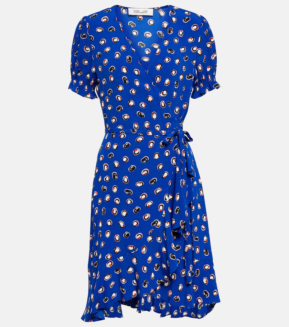 Emilia printed wrap minidress | Diane von Furstenberg