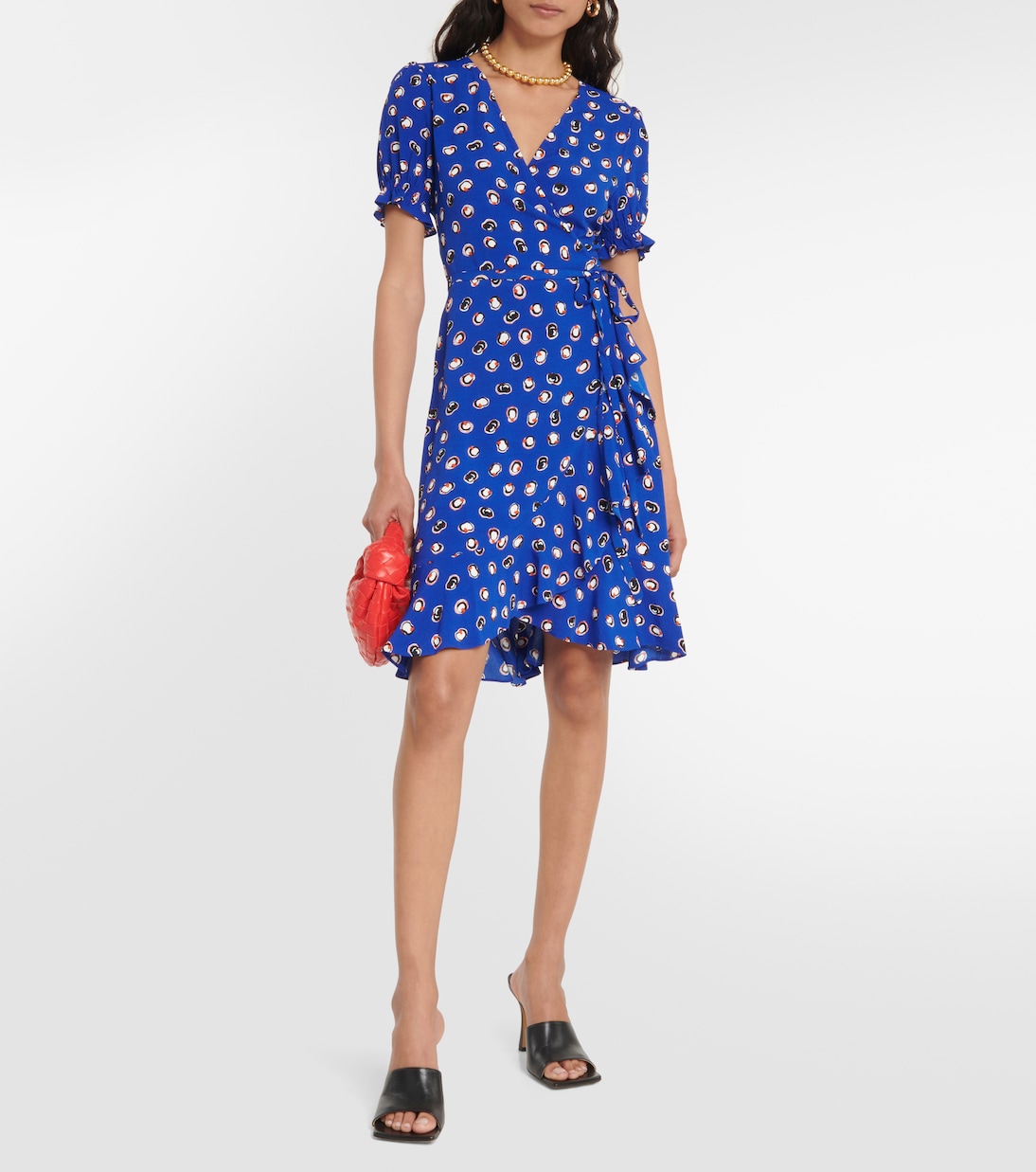 Emilia printed wrap minidress | Diane von Furstenberg