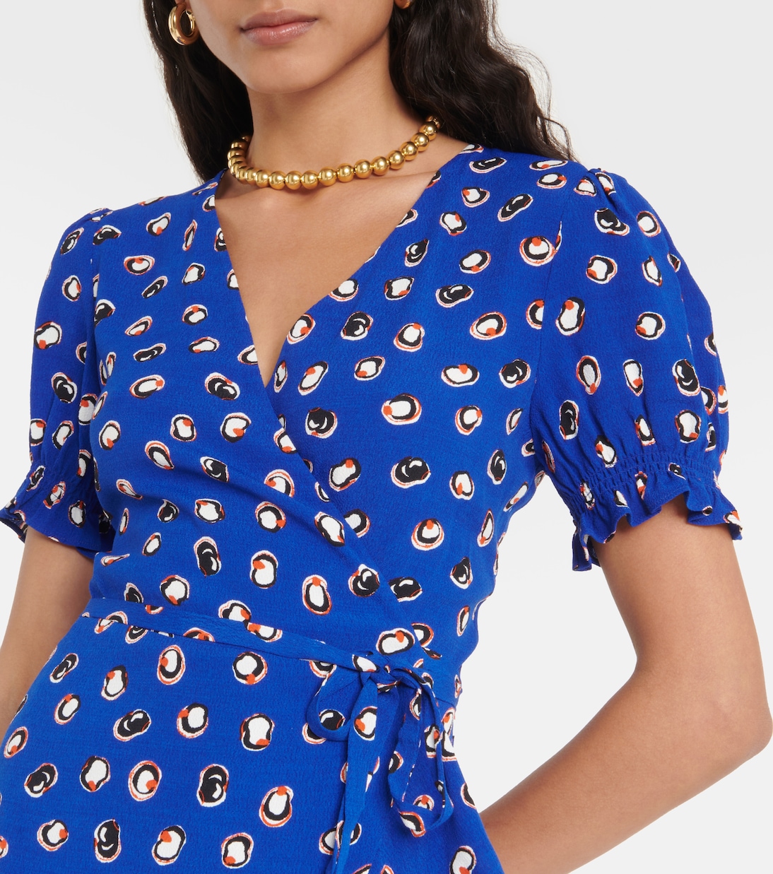 Emilia printed wrap minidress | Diane von Furstenberg