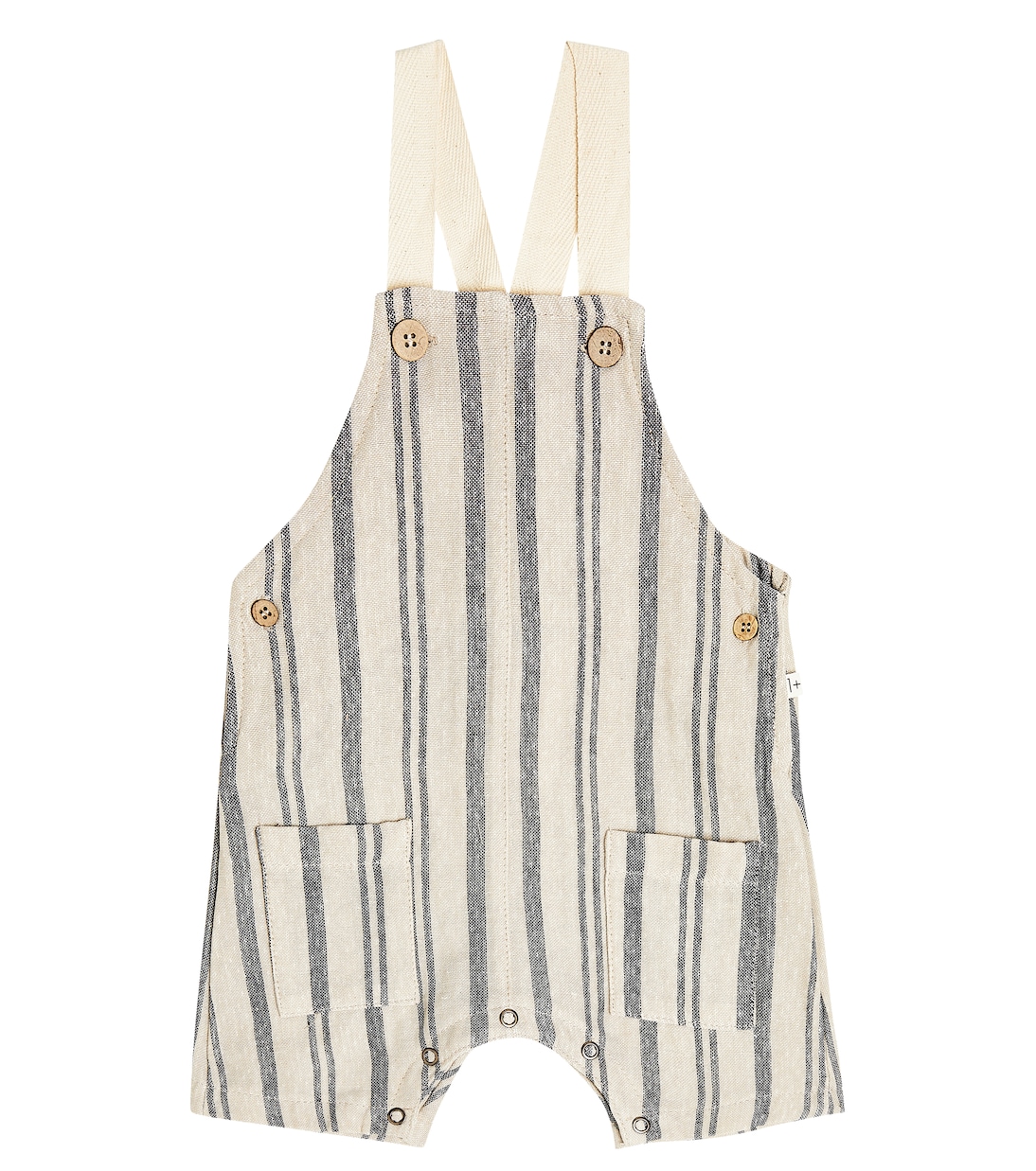 Baby - Salopette Oskar in misto cotone a righe | 1 + in the Family