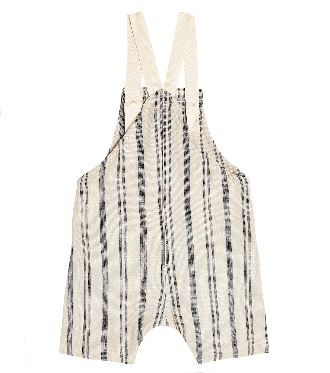 Baby - Salopette Oskar in misto cotone a righe | 1 + in the Family