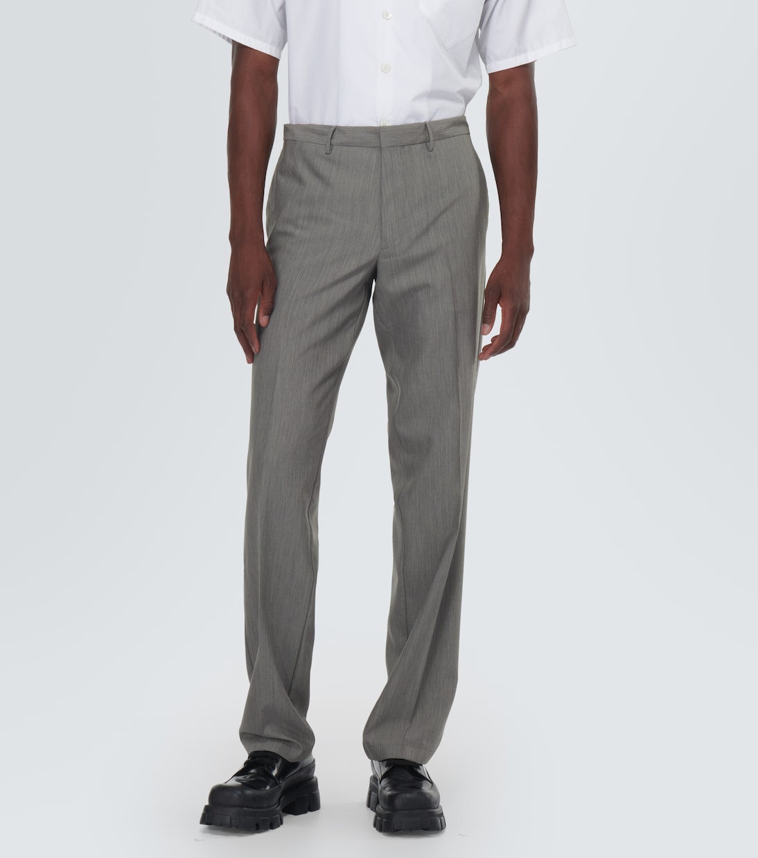 Mohair slim pants | Prada