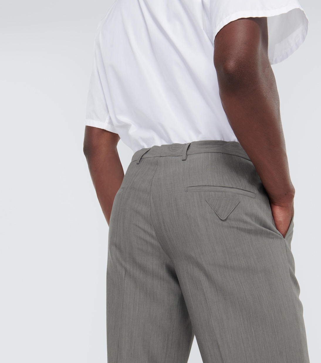 Mohair slim pants | Prada