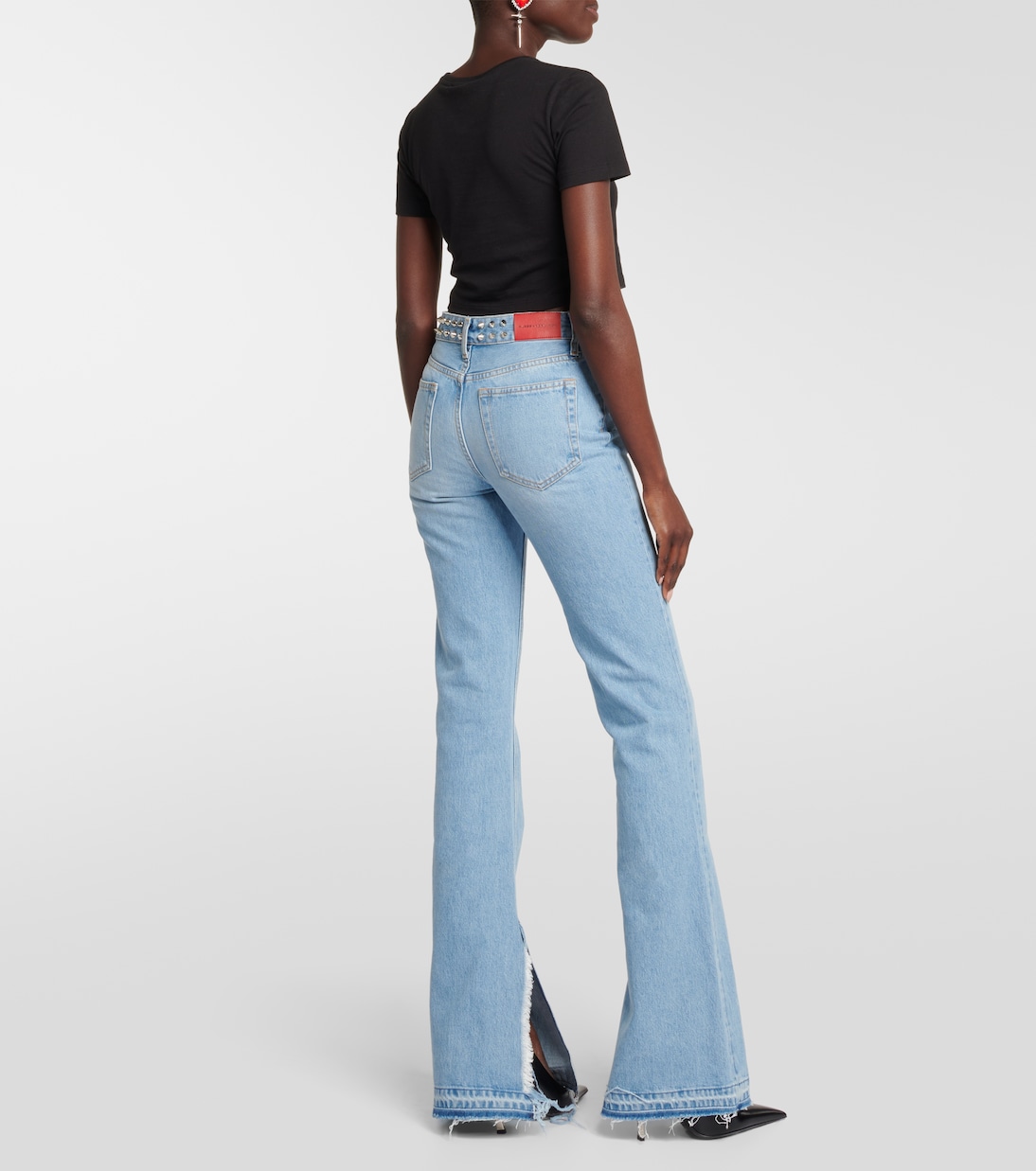 High-rise flared jeans | Alessandra Rich