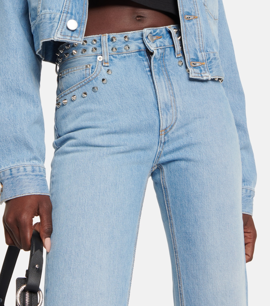 High-rise flared jeans | Alessandra Rich