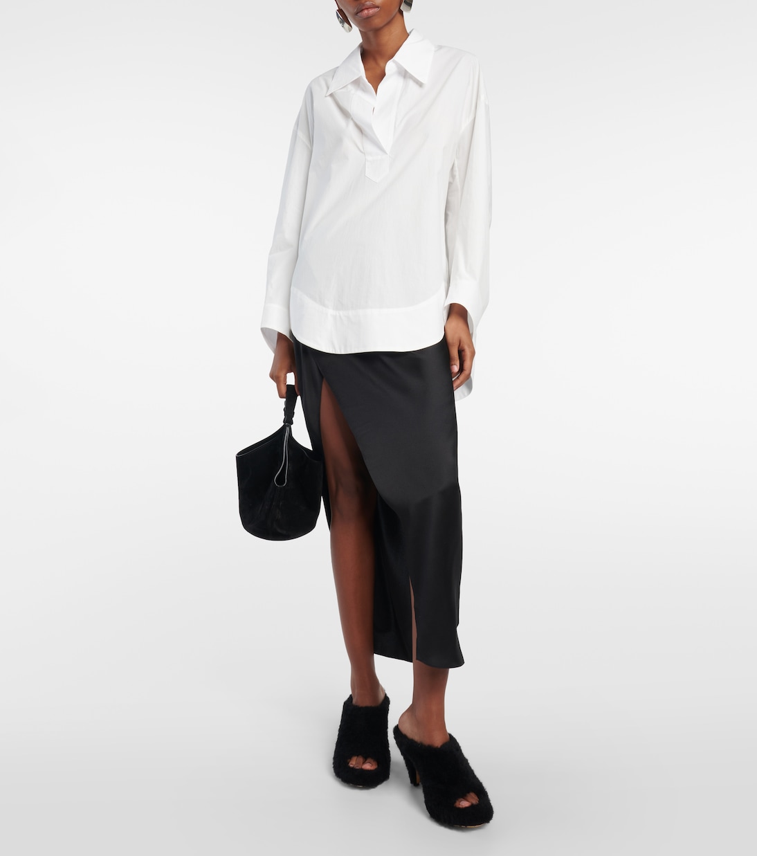 Mules Marion in shearling | Khaite
