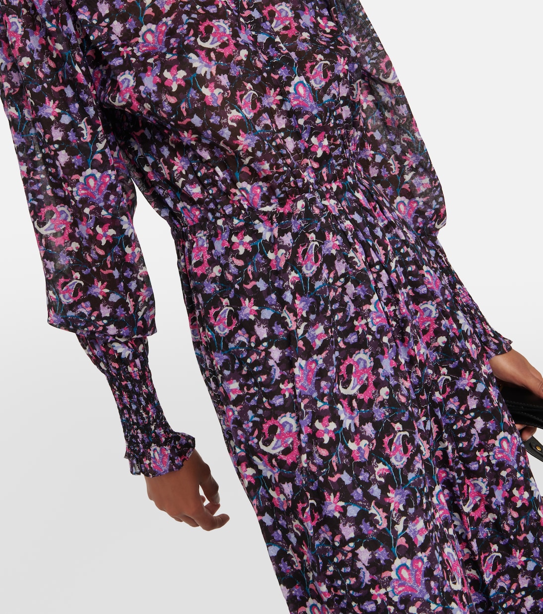 Vestido midi Galoa de algodón floral | Marant Etoile