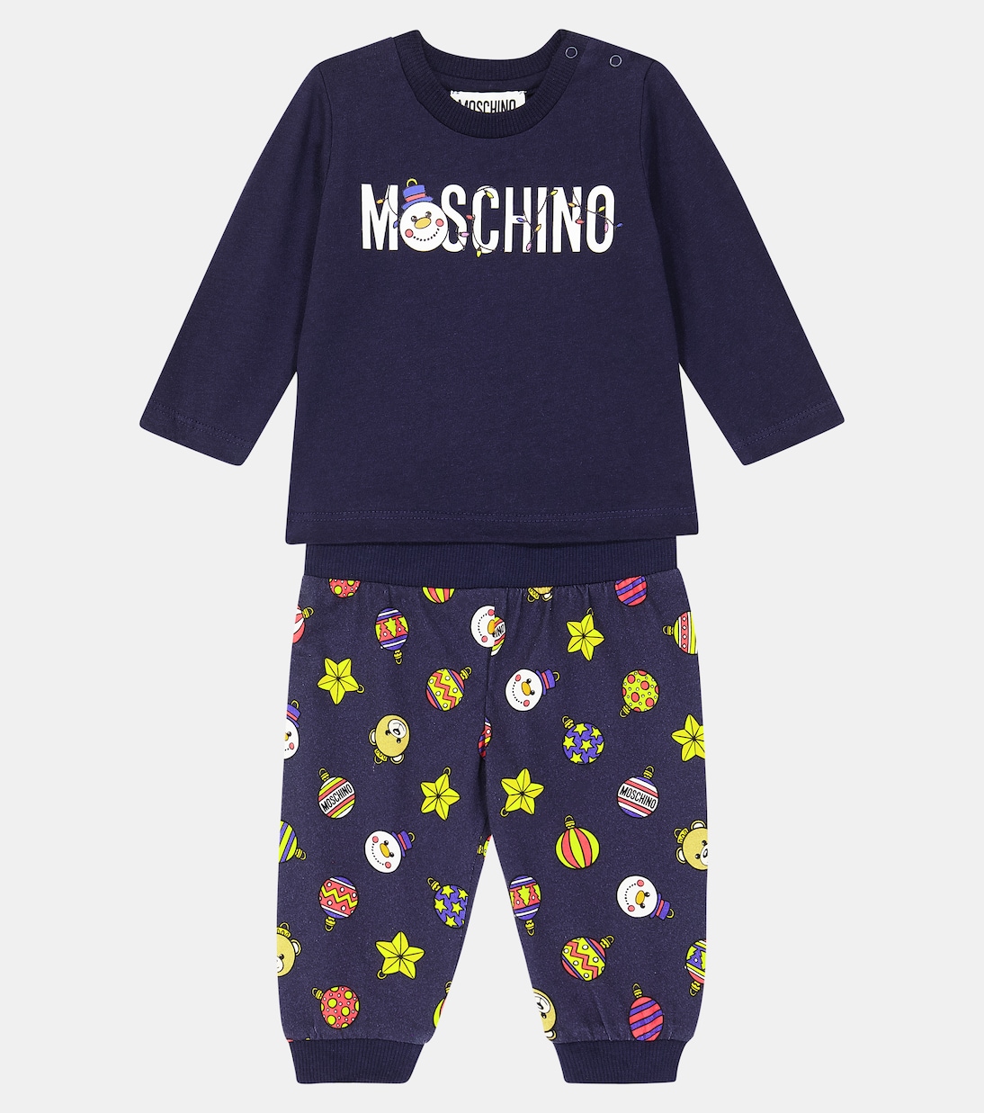 Bébé – Ensemble t-shirt et pantalon imprimés | Moschino Kids