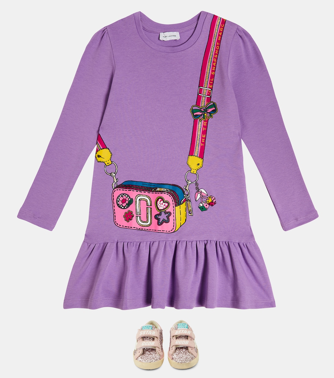 Printed cotton dress | Marc Jacobs Kids