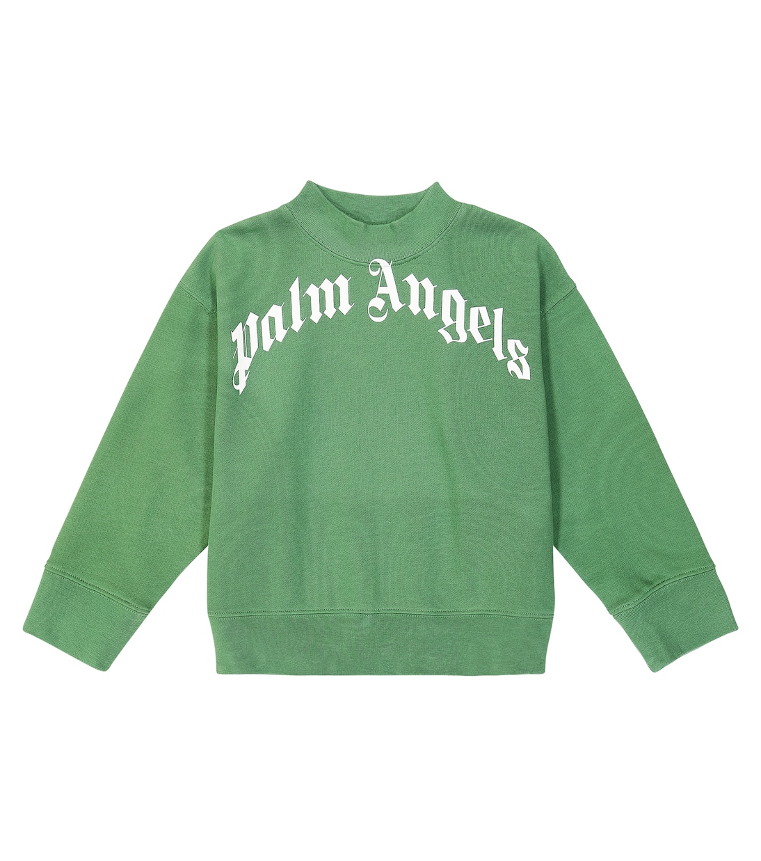 Felpa in jersey di cotone con logo | Palm Angels Kids