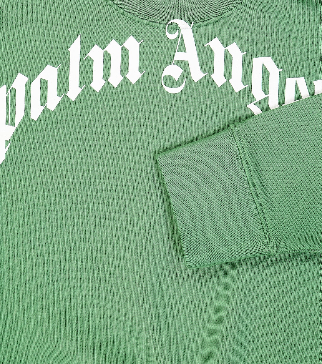 Felpa in jersey di cotone con logo | Palm Angels Kids