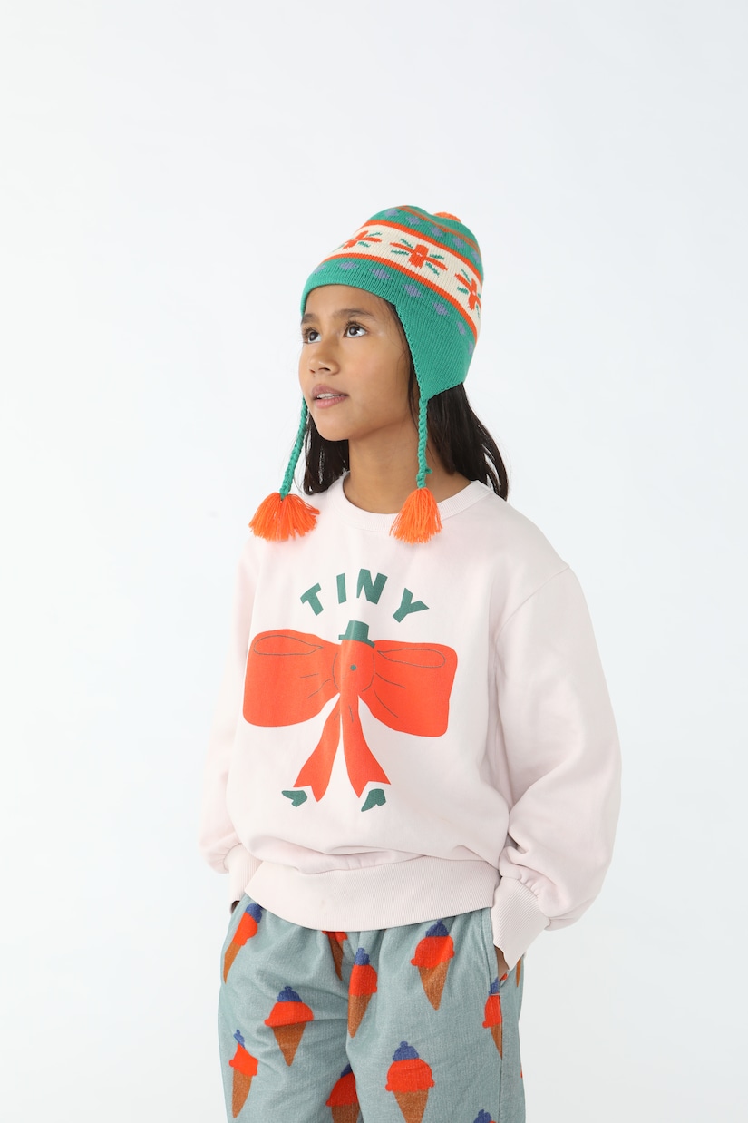 Folky cotton and wool beanie | Tinycottons