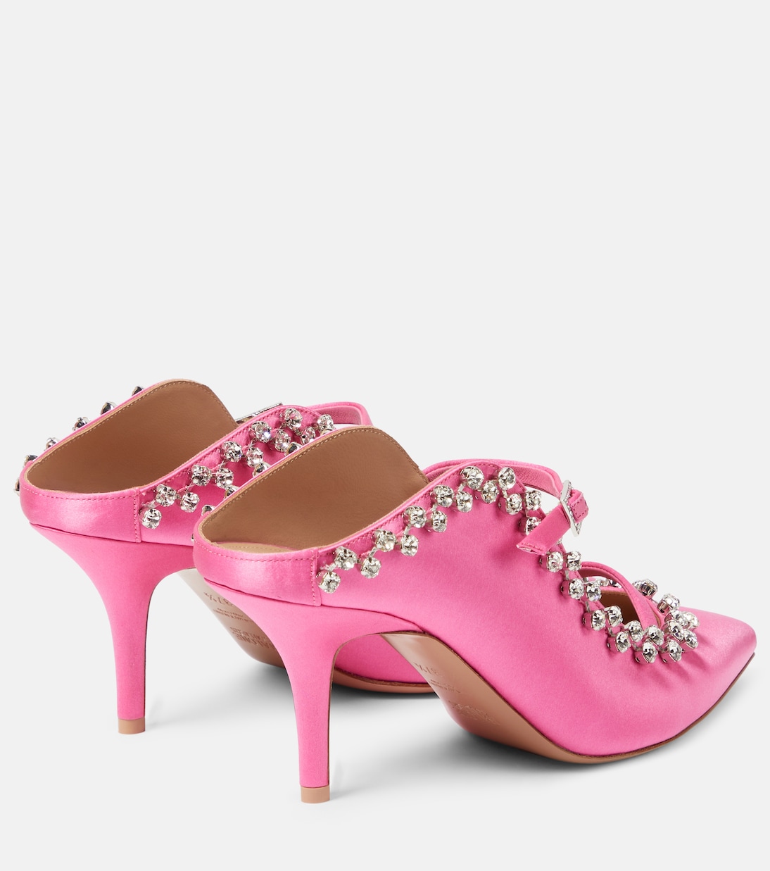Gala embellished satin mules | Malone Souliers